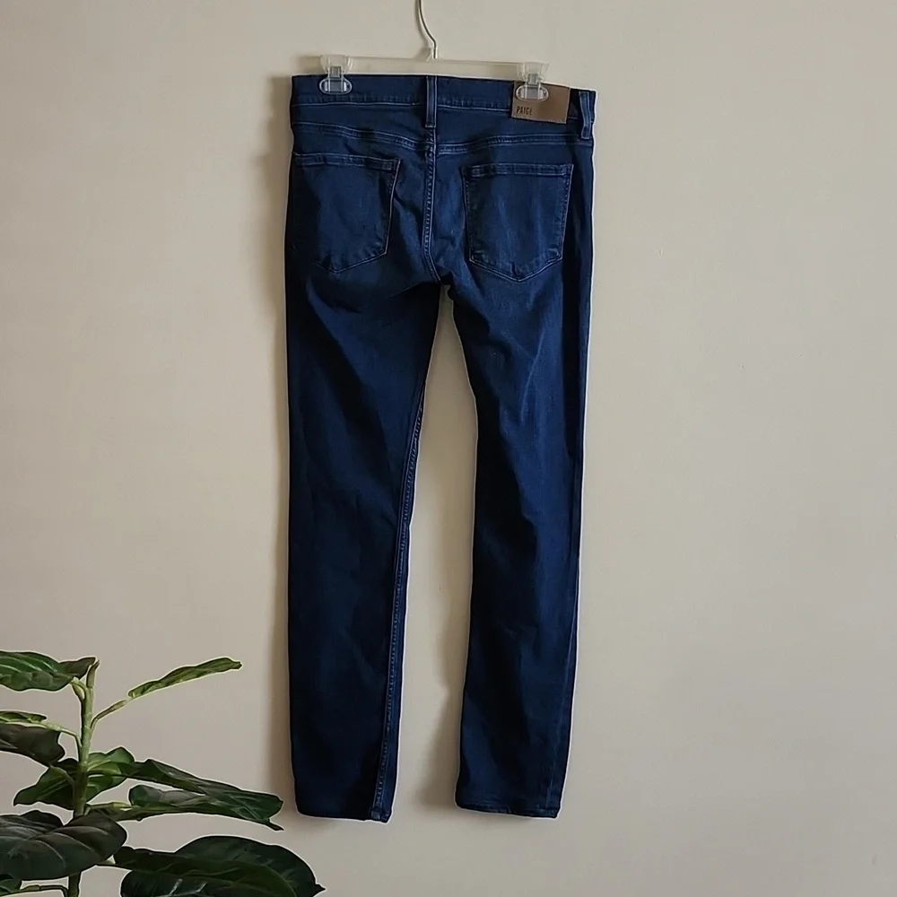 Paige Lennox straight leg jeans women's 30 waist midrise light stretch